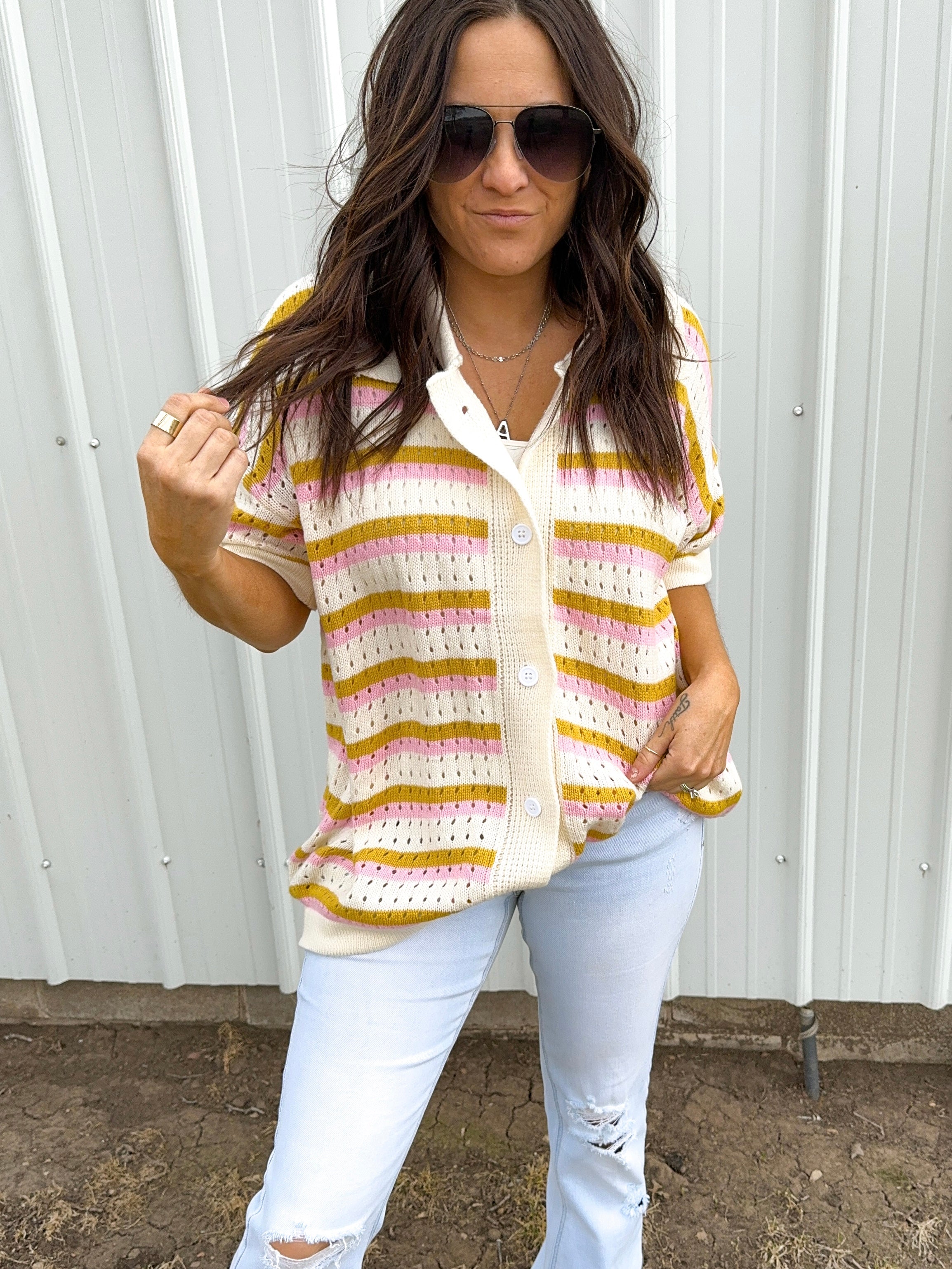 Easy To Miss Knit Spring Top