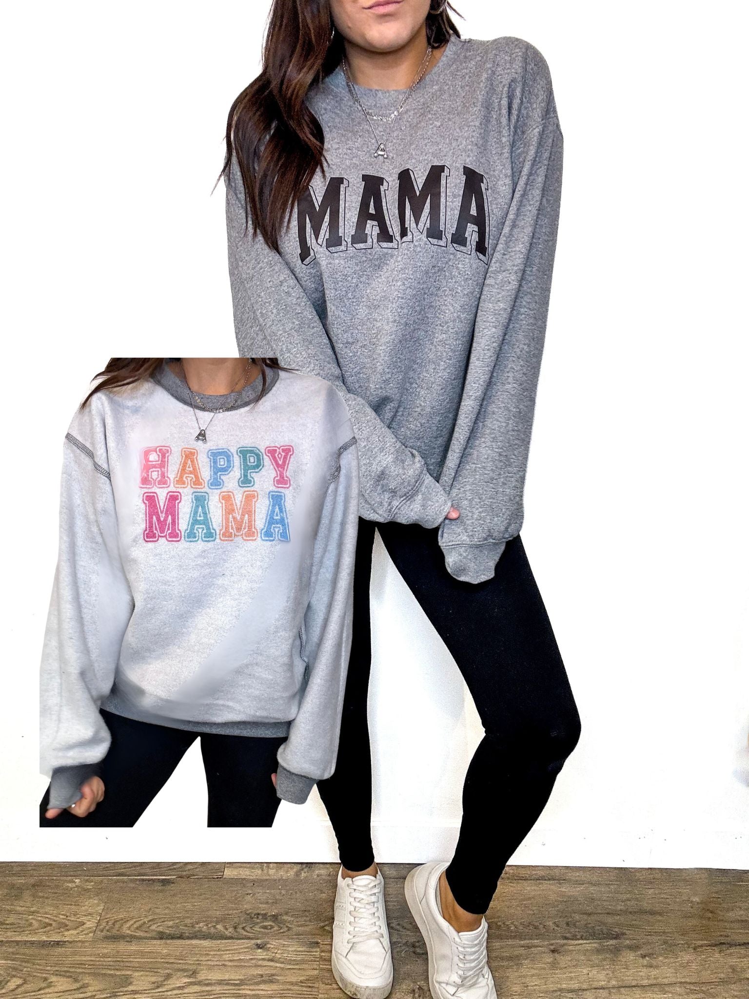 Happy Mama REVERSIBLE Sweatshirt