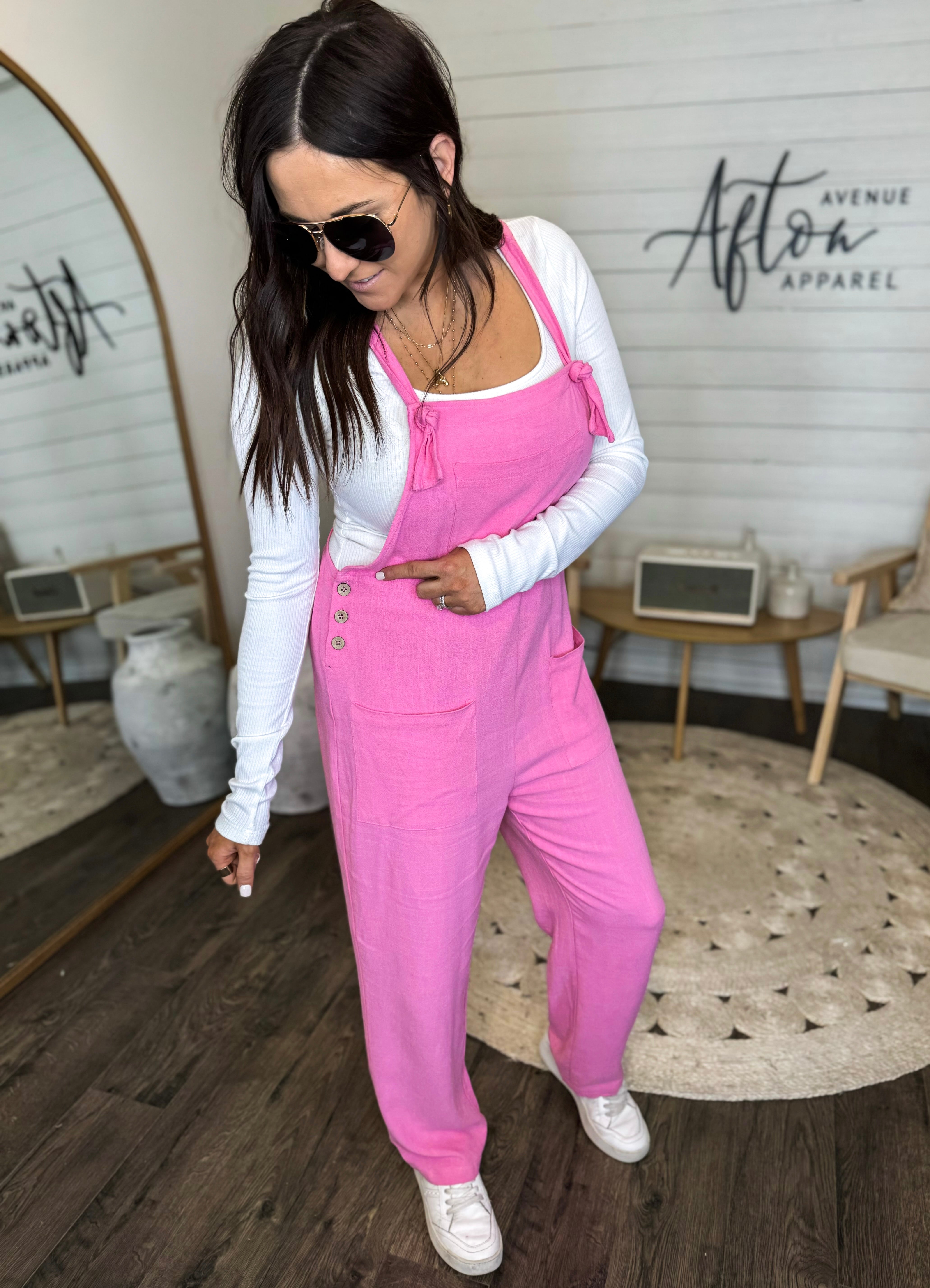 Pour a Little My Way Knotted Jumpsuit