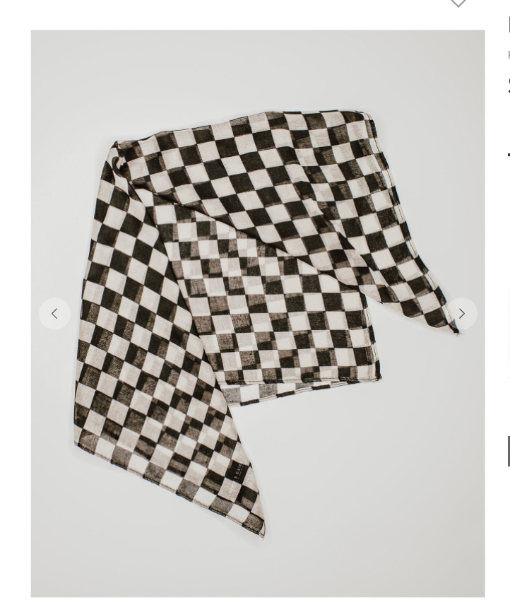 Pass It On Checkered Bandana
