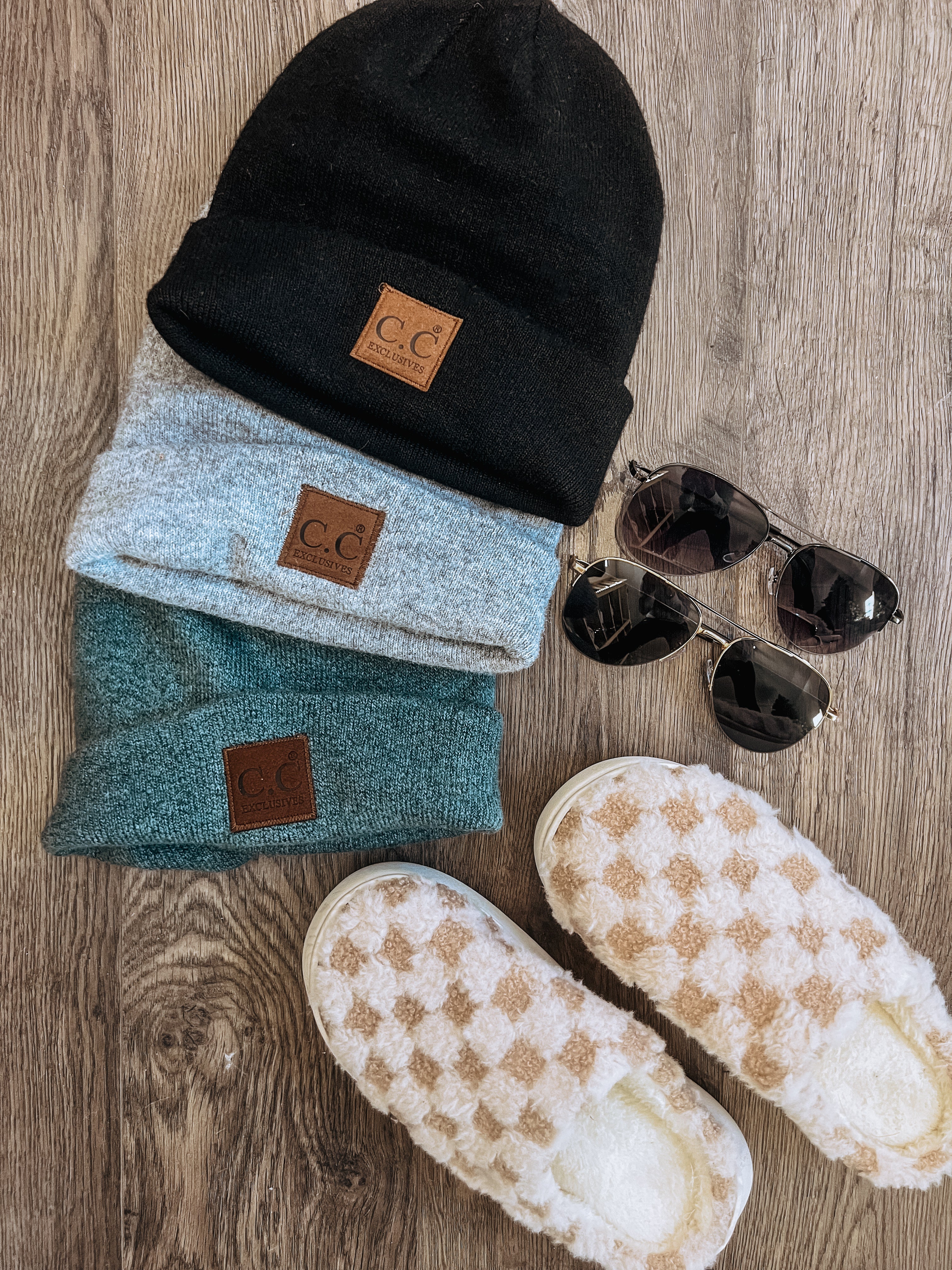 Remember Us Checkered Slippers