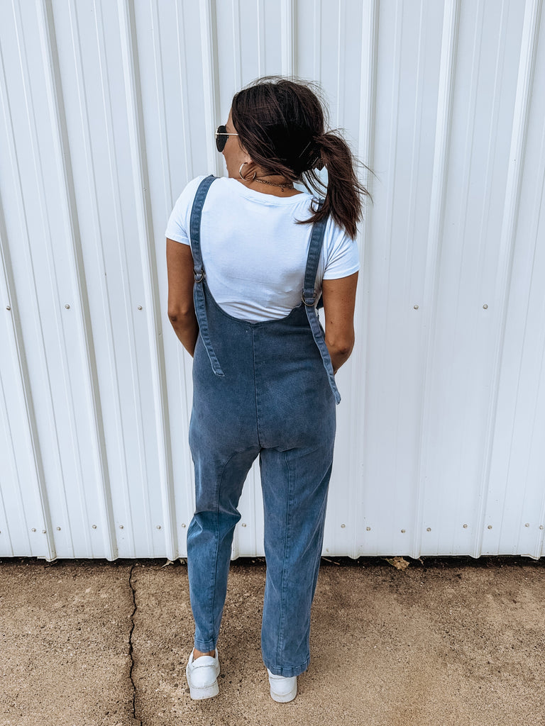 Nothing Left At All Buckle Denim Jumpsuit – Afton Avenue Apparel