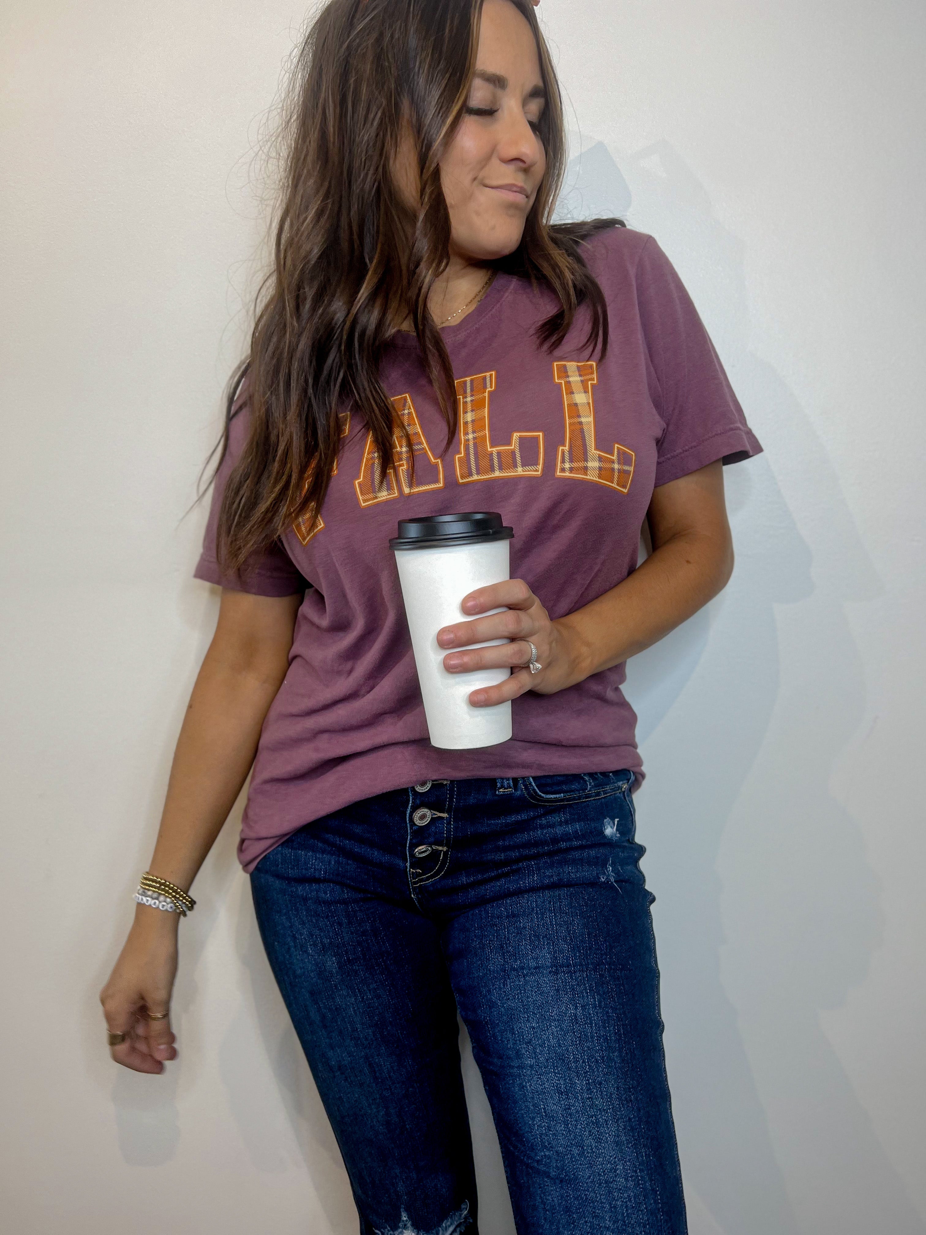 "Fall" in Love Plum Perfect Graphic