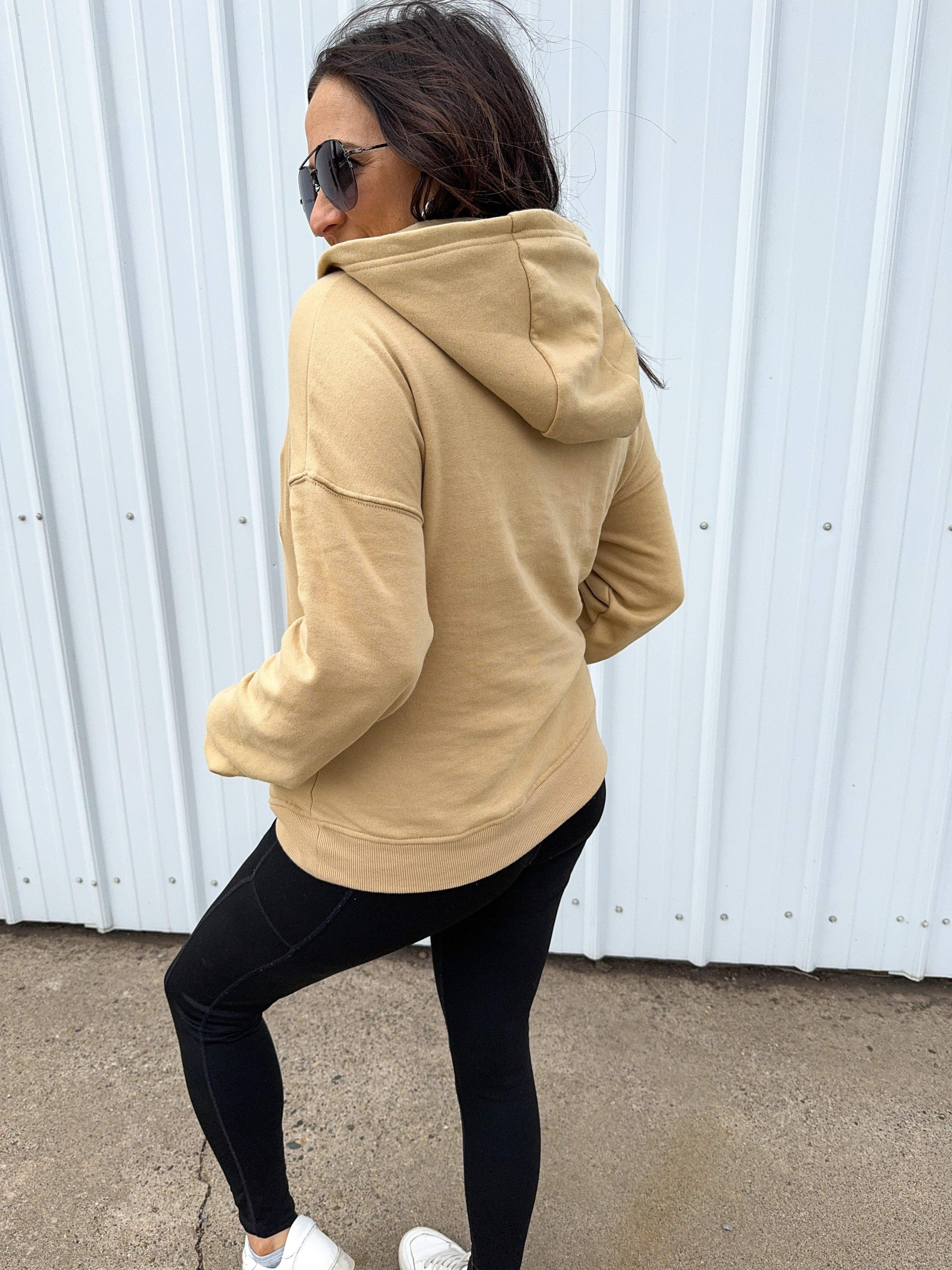 “Local” Dusty Banana Varsity Hoodie