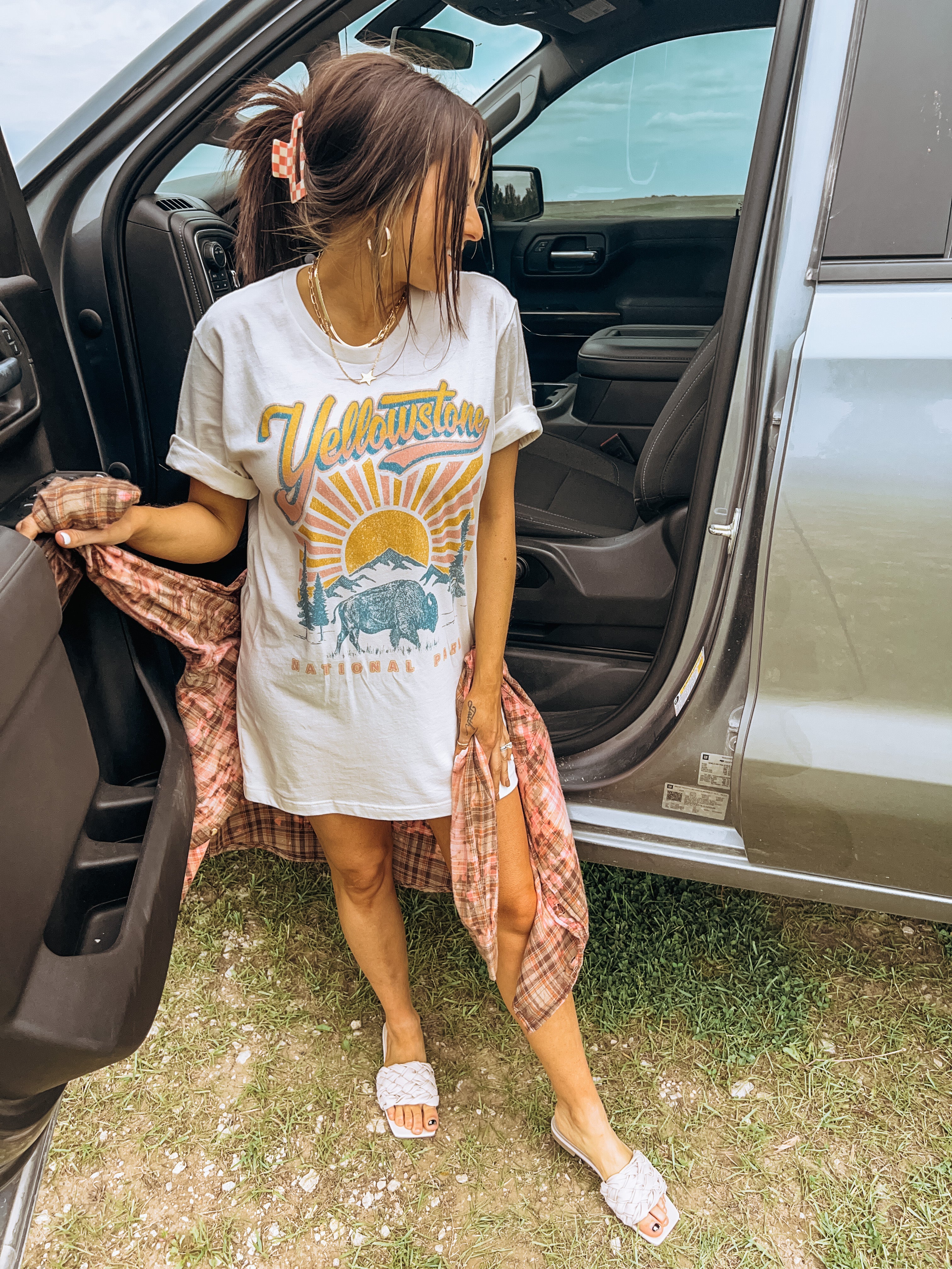 She Had Me at Heads Carolina Woven Slides