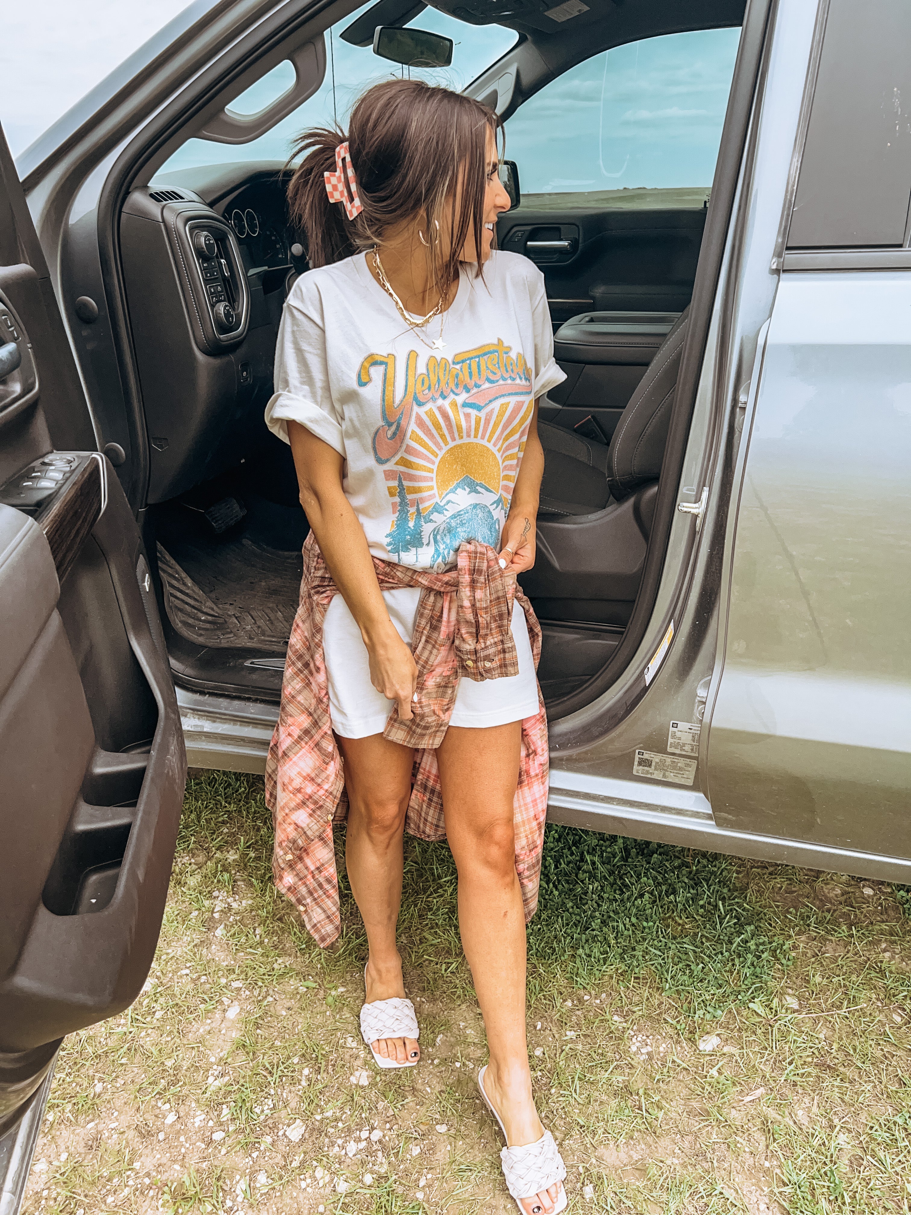 She Had Me at Heads Carolina Woven Slides